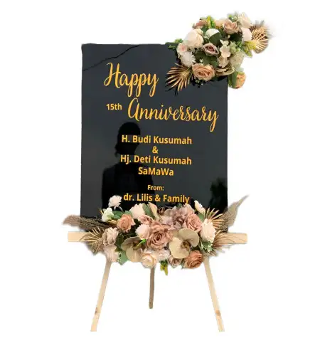 Papan Bunga Akrilik Paren