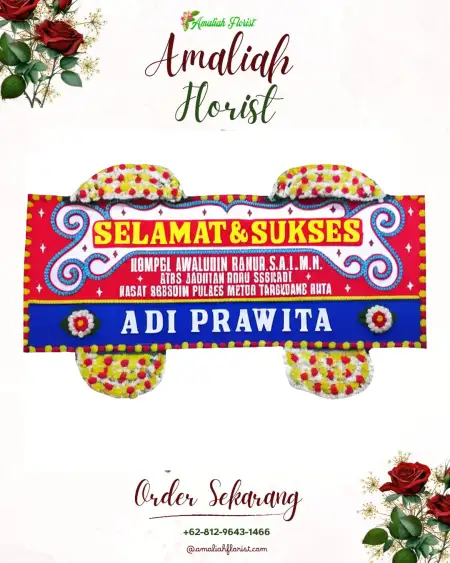 Papan Bunga Ucapan Selamat Paren