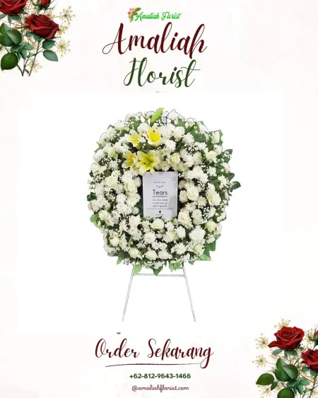 Krans Bunga Duka Paren